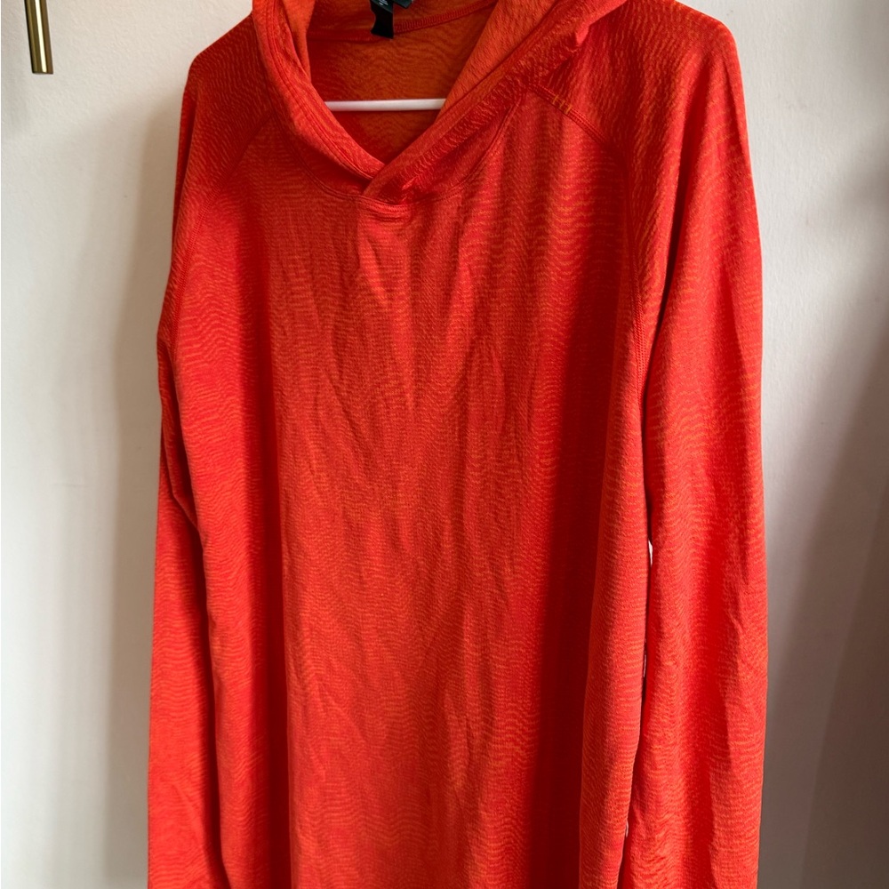 Metal Vent Tech Hoodie - XXL Men’s Lululemon Top, Longsleeves, Orange - Picture 5 of 7
